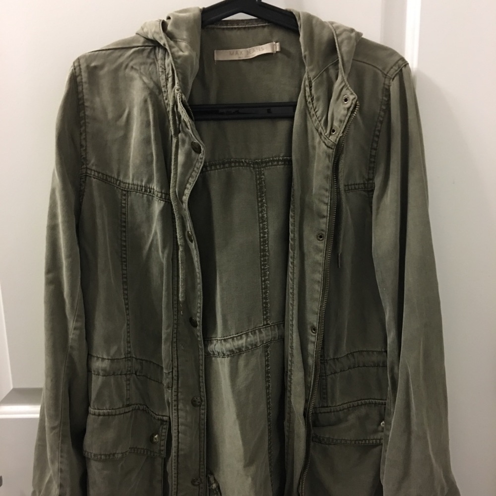 Army green jacket